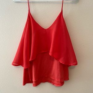 Coral tank top